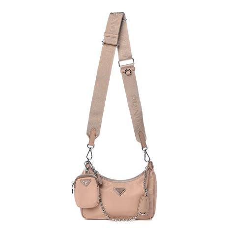 prada multi pochette beige|Prada shoulder bag re edition.